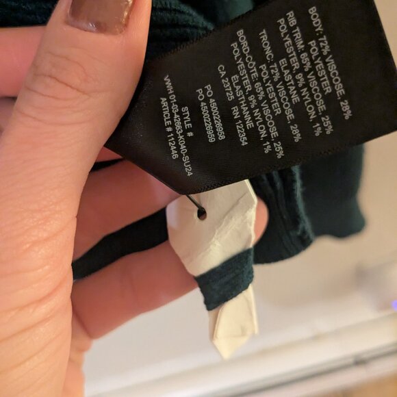 Aritzia Babaton Decision Shrug in Teal - Picture 3 of 3